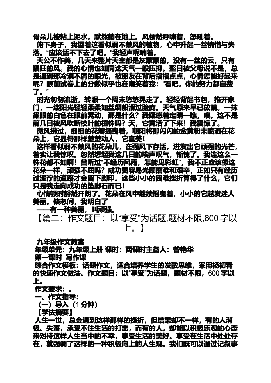 初三作文之初中作文600字题目_第3页