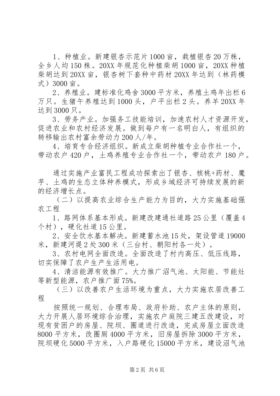 乡镇扶贫慰问工作调研活动总结范文_第2页