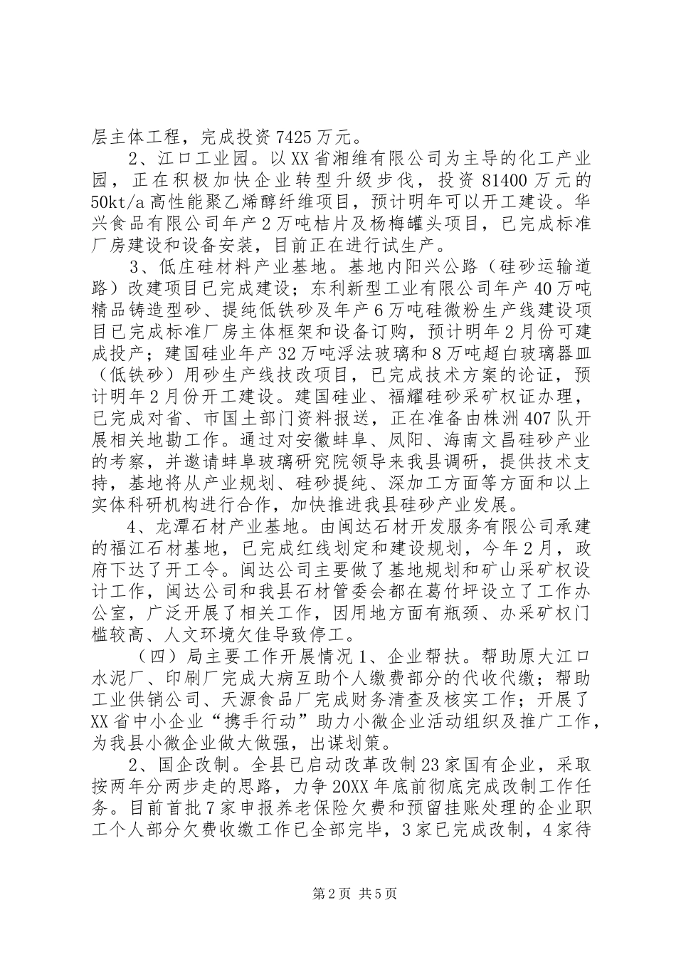 乡镇经信局年度经济工作总结_第2页