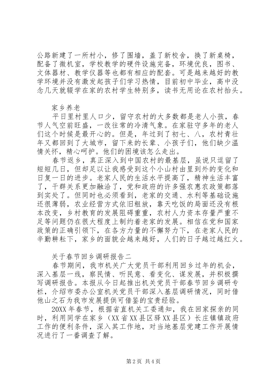 关于春节回乡调研报告_第2页
