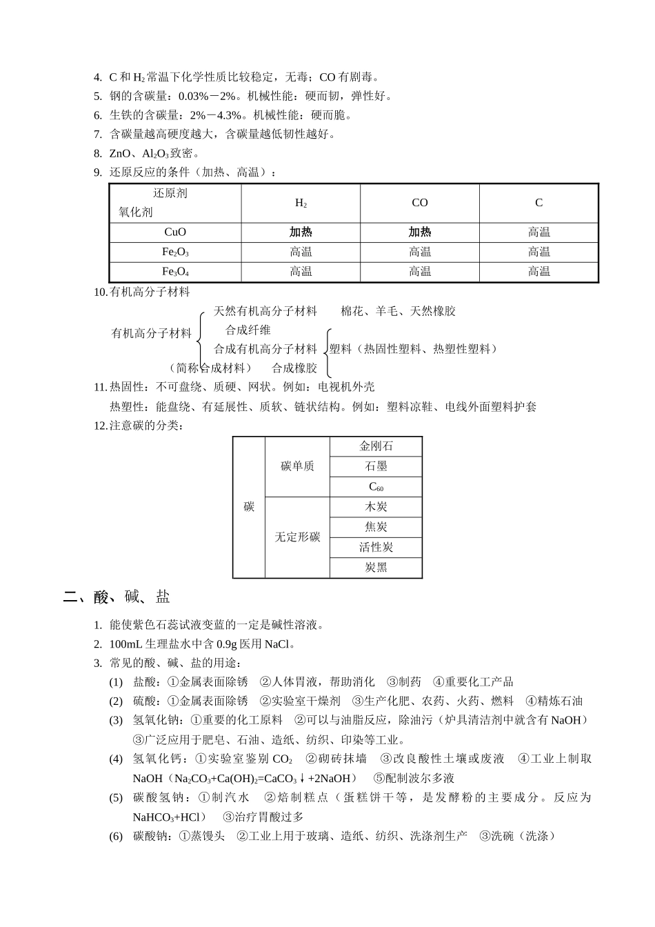 初中化学公式大全_第3页
