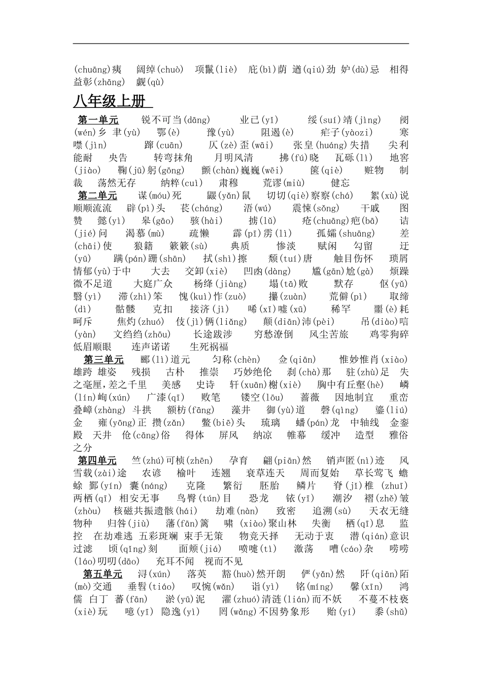 初中所有生词_第2页