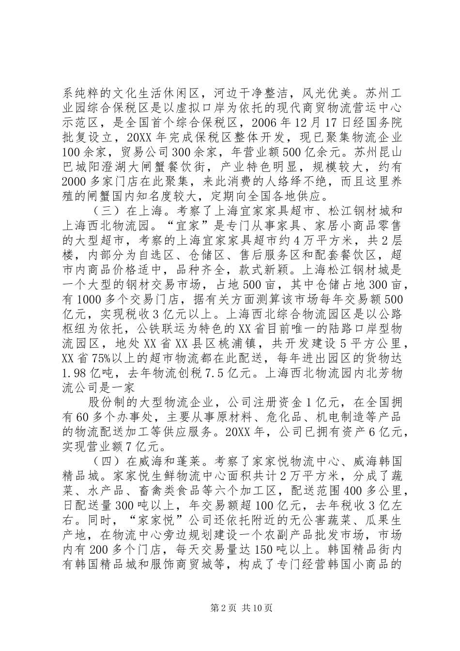 关于赴上海大学等高校学习考察情况的报告五篇范文_第2页