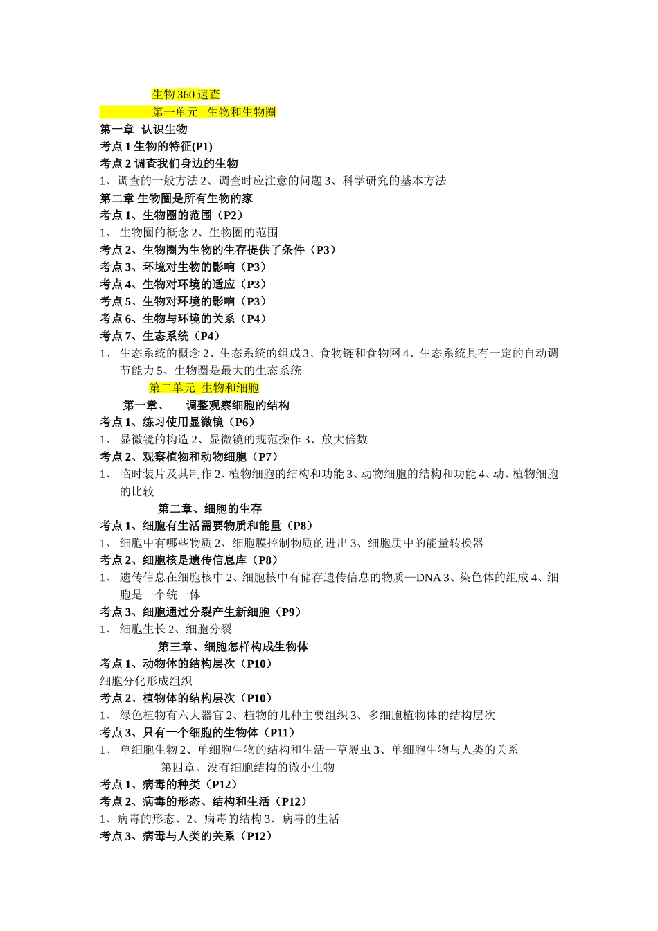 初中生物360速查_第1页