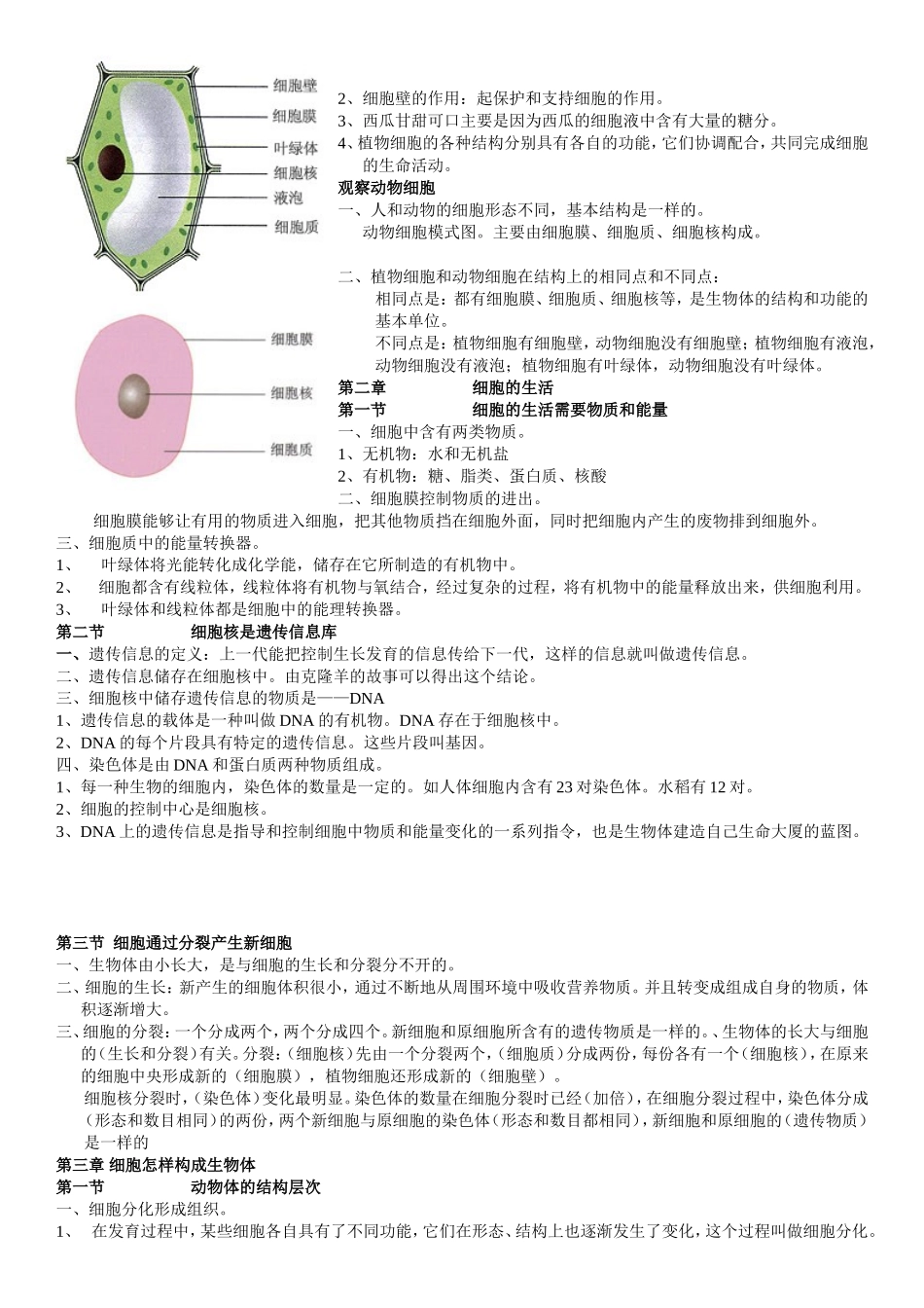初中生物会考必考知识点汇总(同名21909)_第3页
