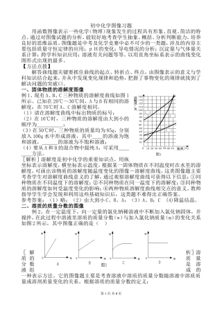 初中化学图像习题(讲稿)