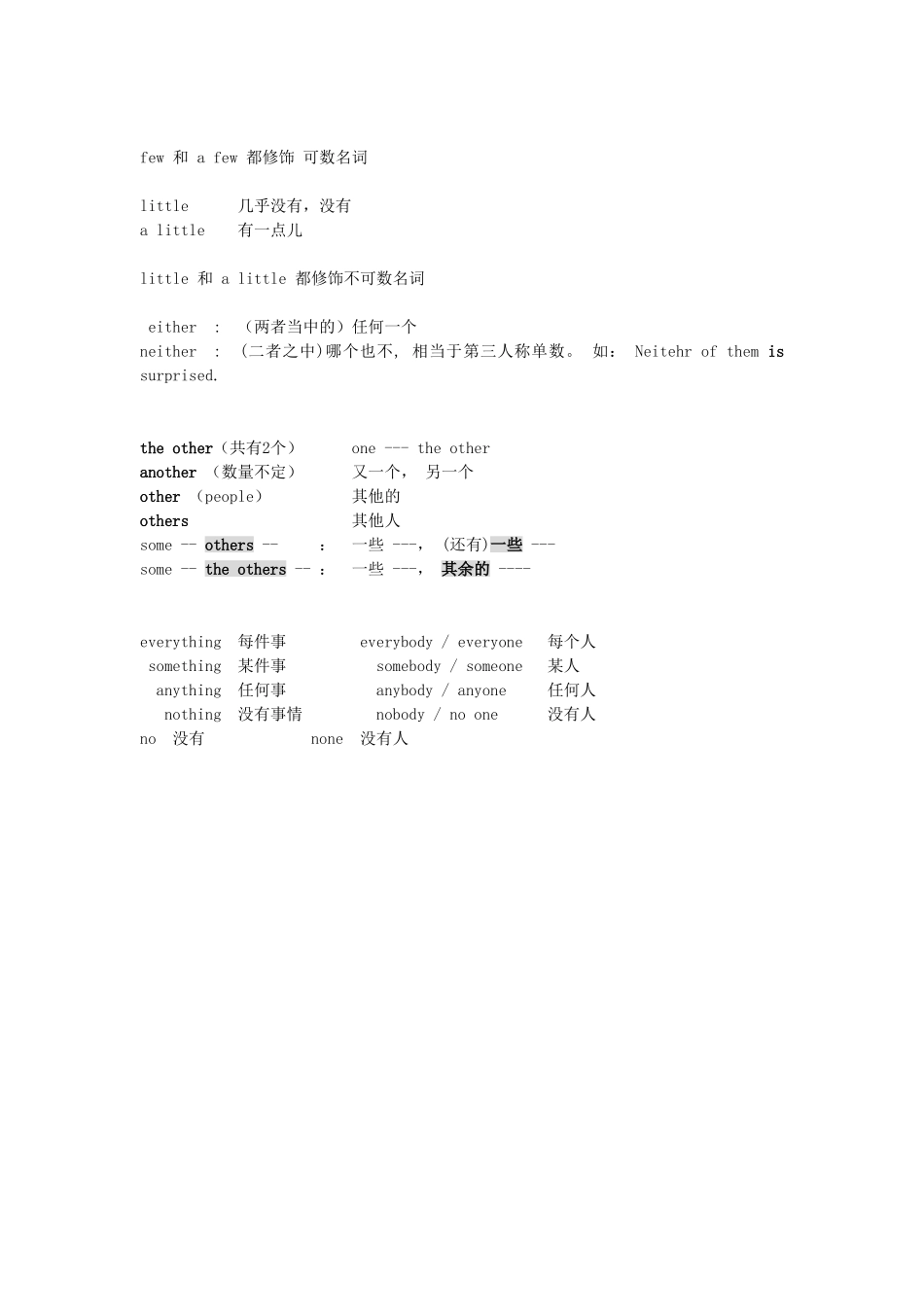 初中英语代词讲解及专项练习_第3页