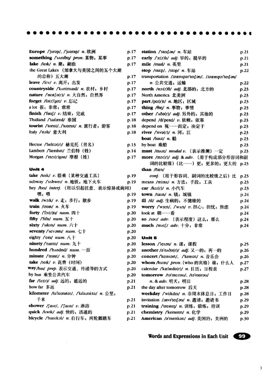 初中英语单词(八年级)及mp3_第3页