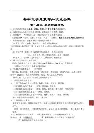 初中化学知识点(同名13033)