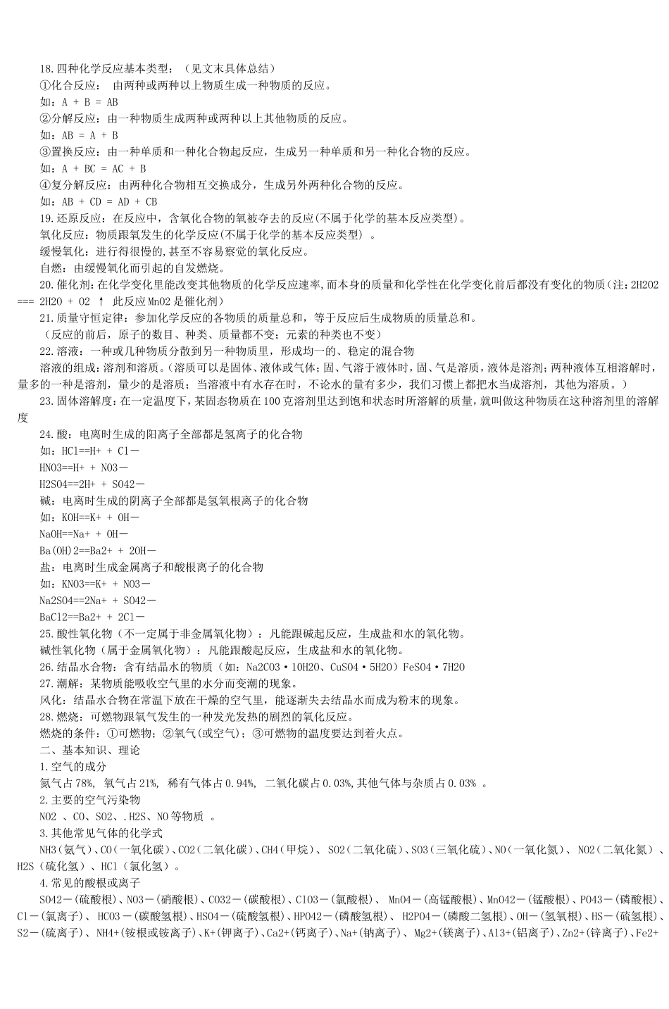 初中化学知识点总结(同名6762)_第2页