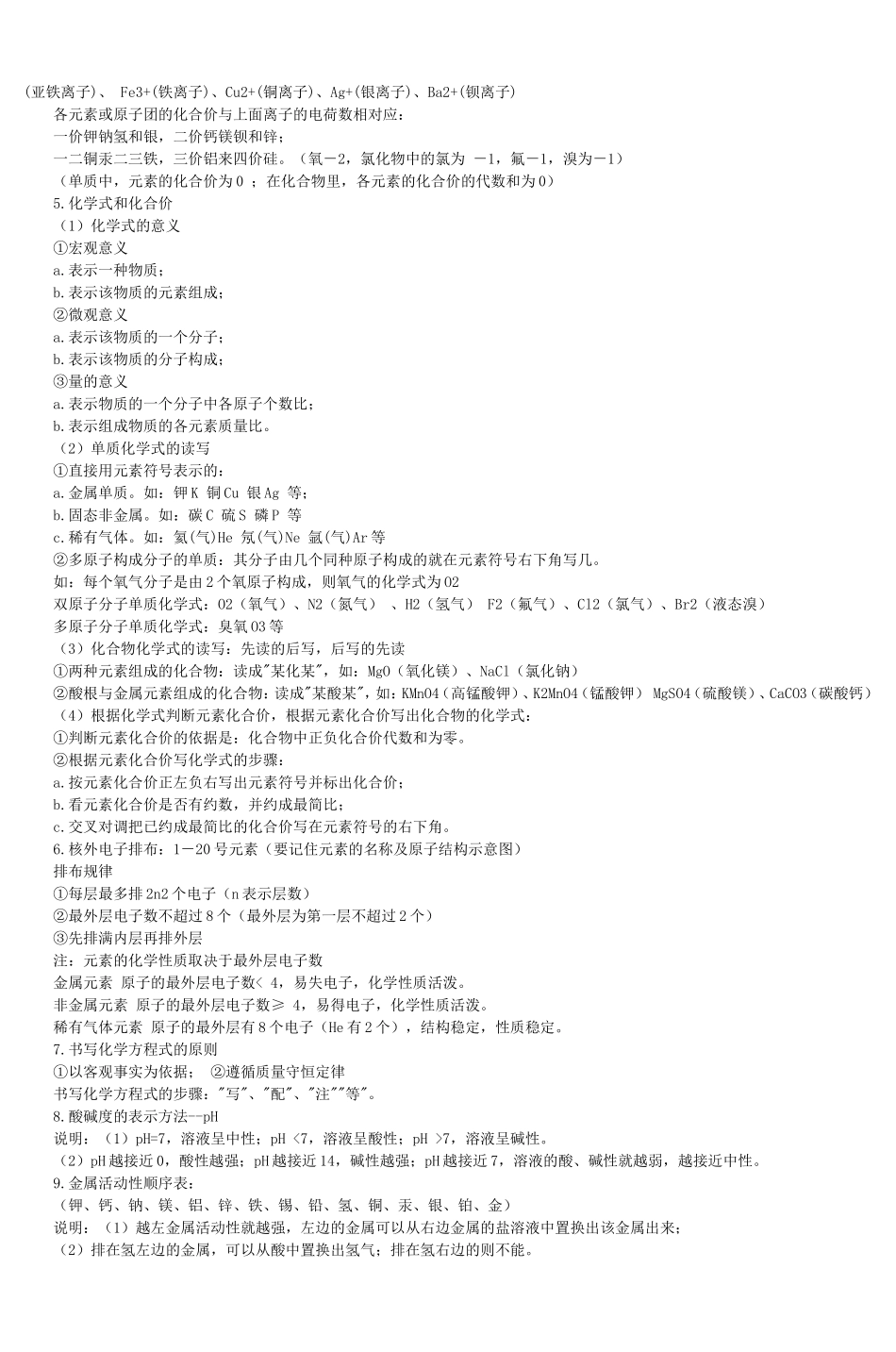 初中化学知识点总结(同名6762)_第3页