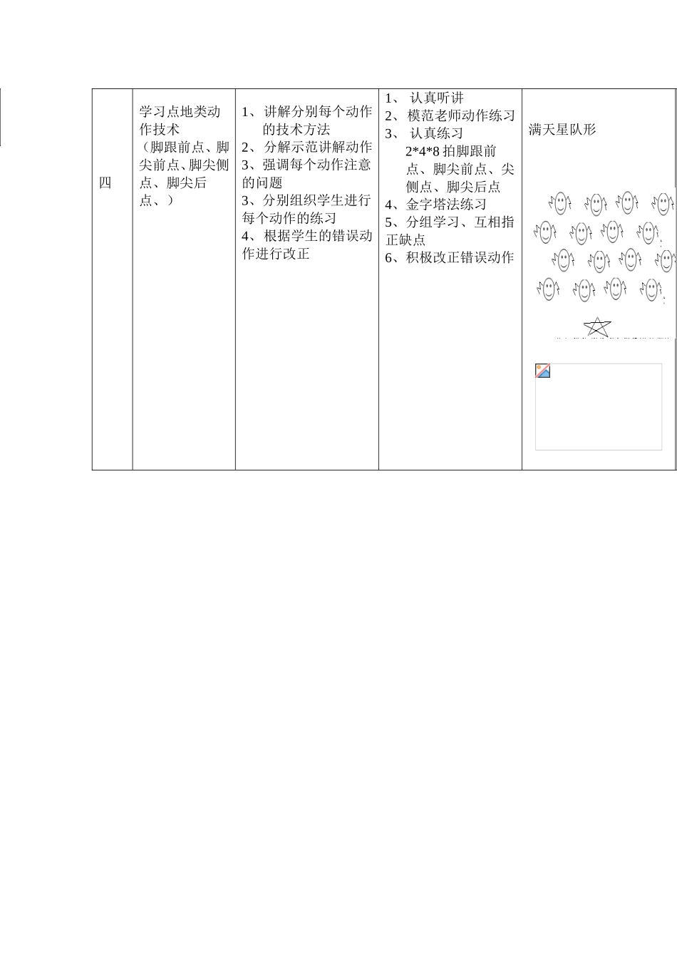 初中健美操教案_第3页