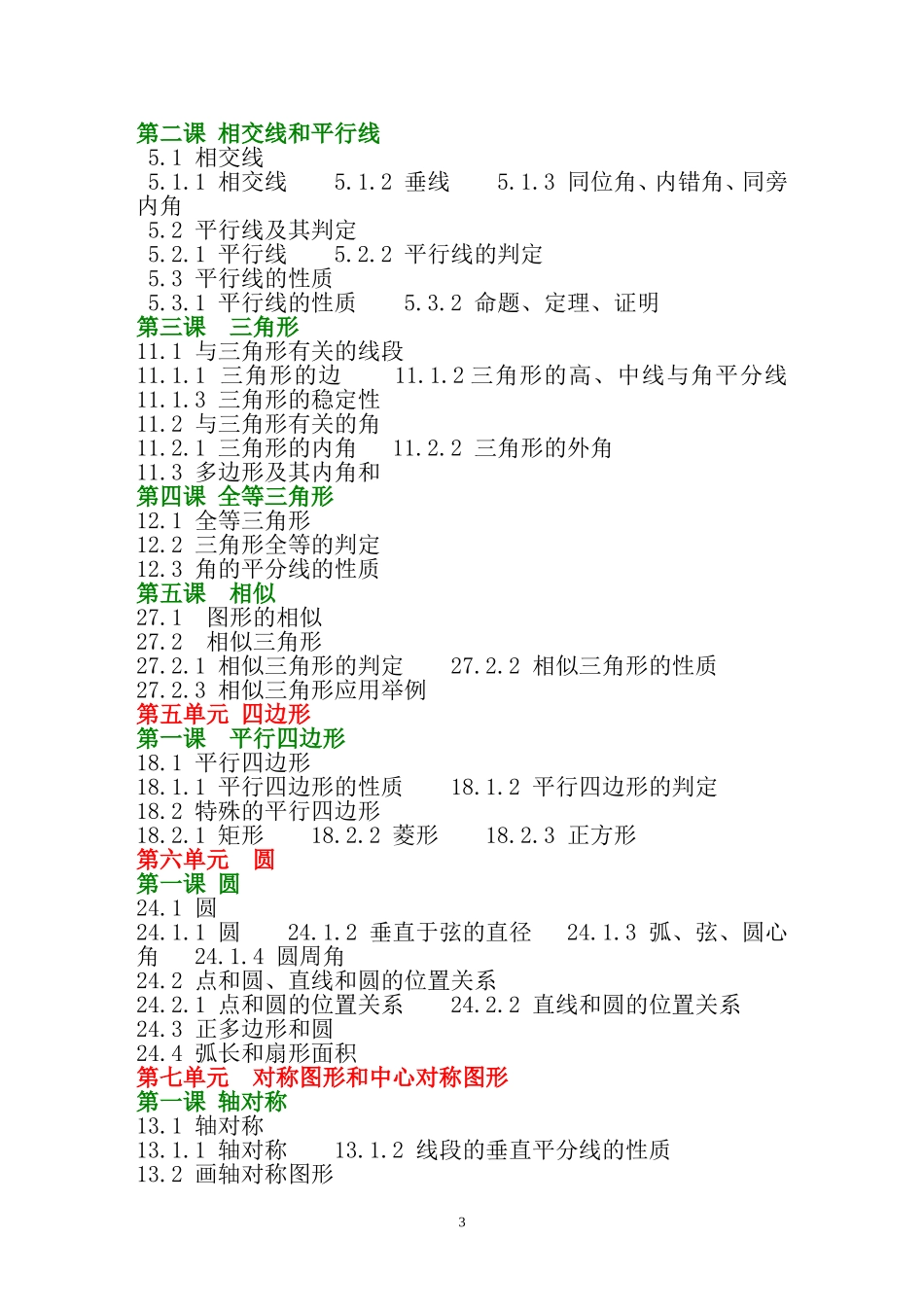 初中数学复习进度规划_第3页