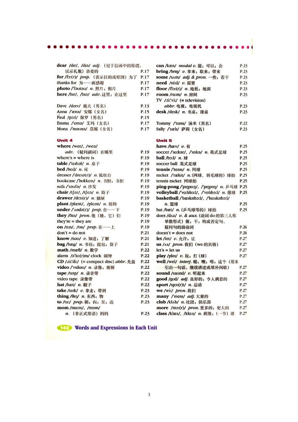 初中英语书单词汇总(初中全部)_第3页