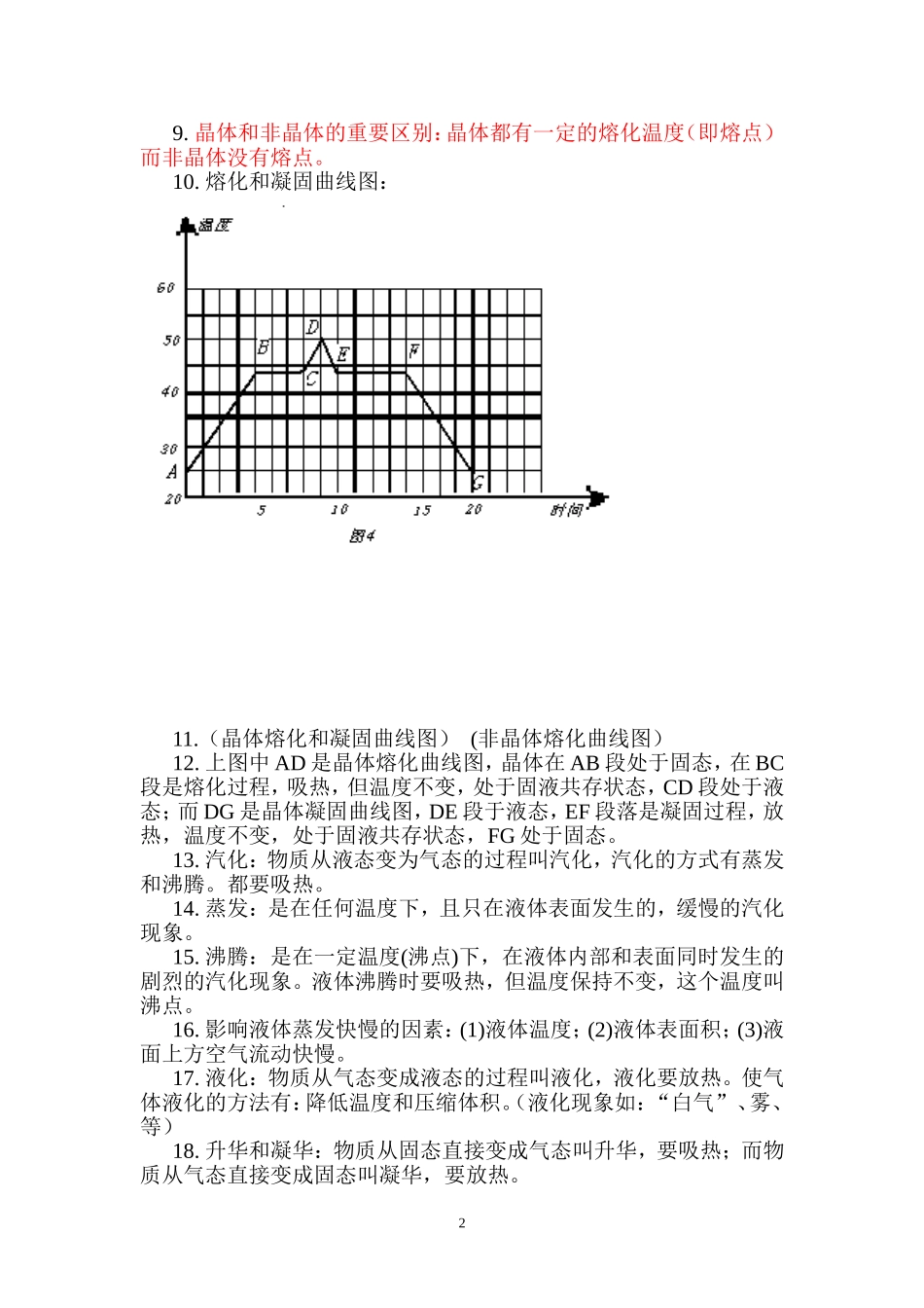 初中物理知识点难点考点全面总结_第2页