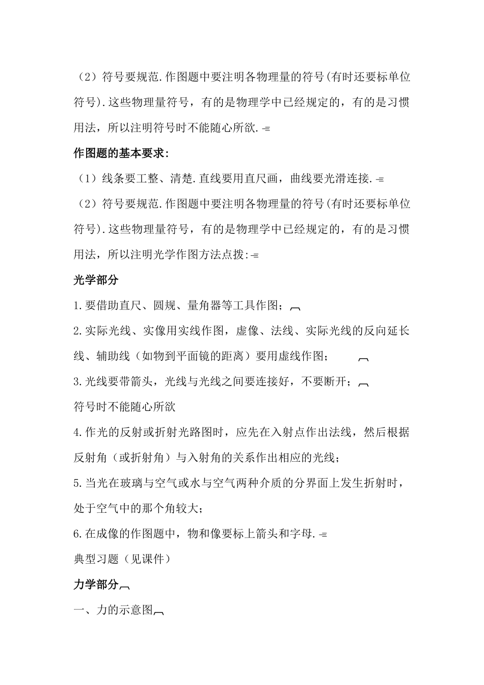 初中物理作图题专题_第2页