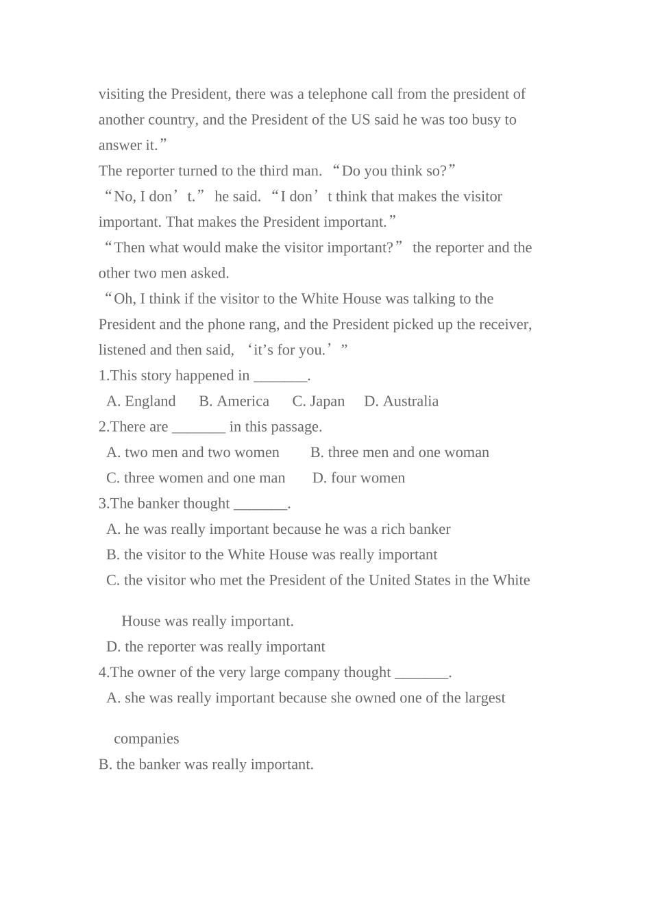 初中趣味英语阅读_第3页