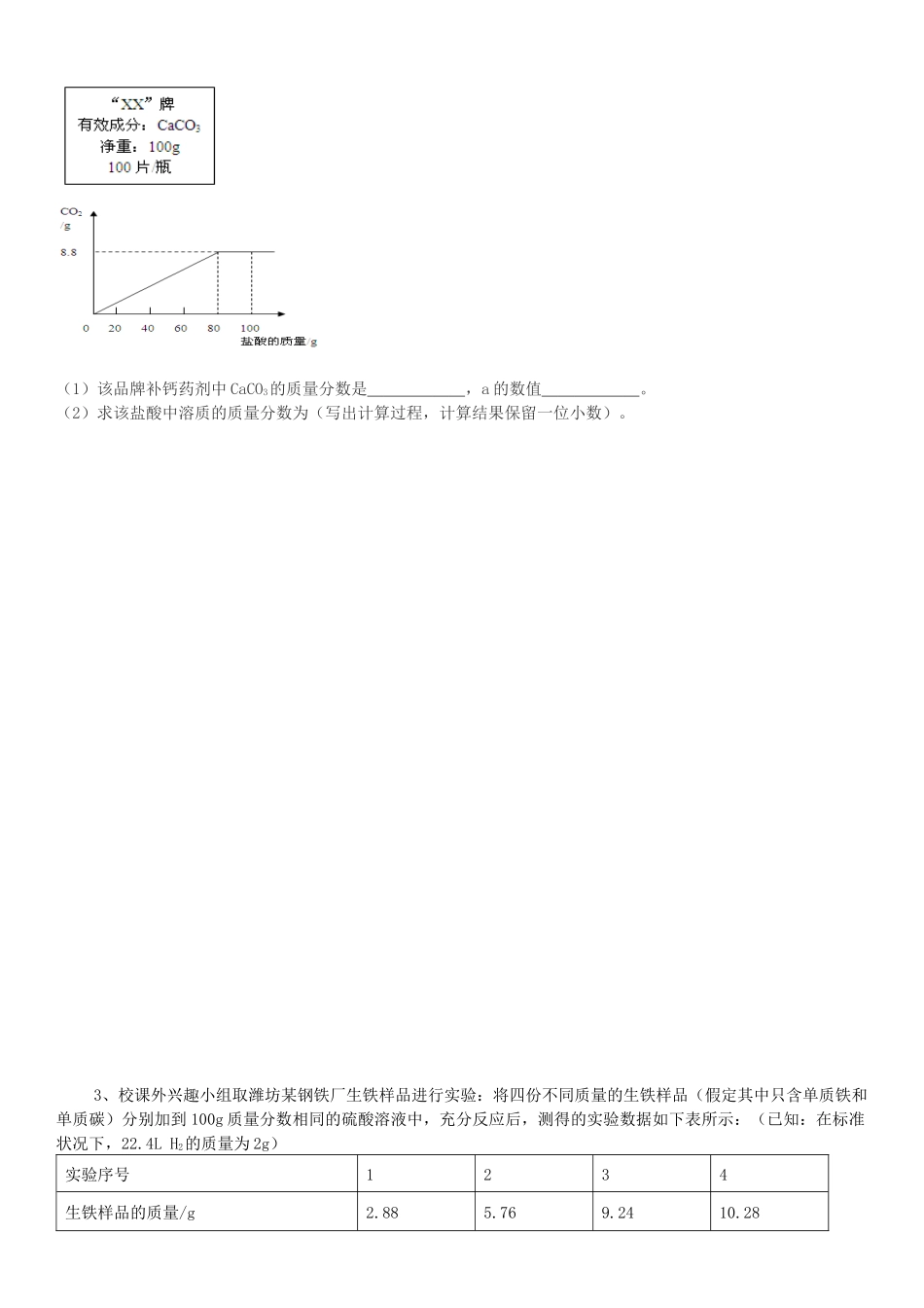 初中溶质质量分数计算_第2页