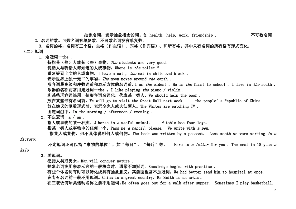 初中英语语法总复习(同名18406)_第2页