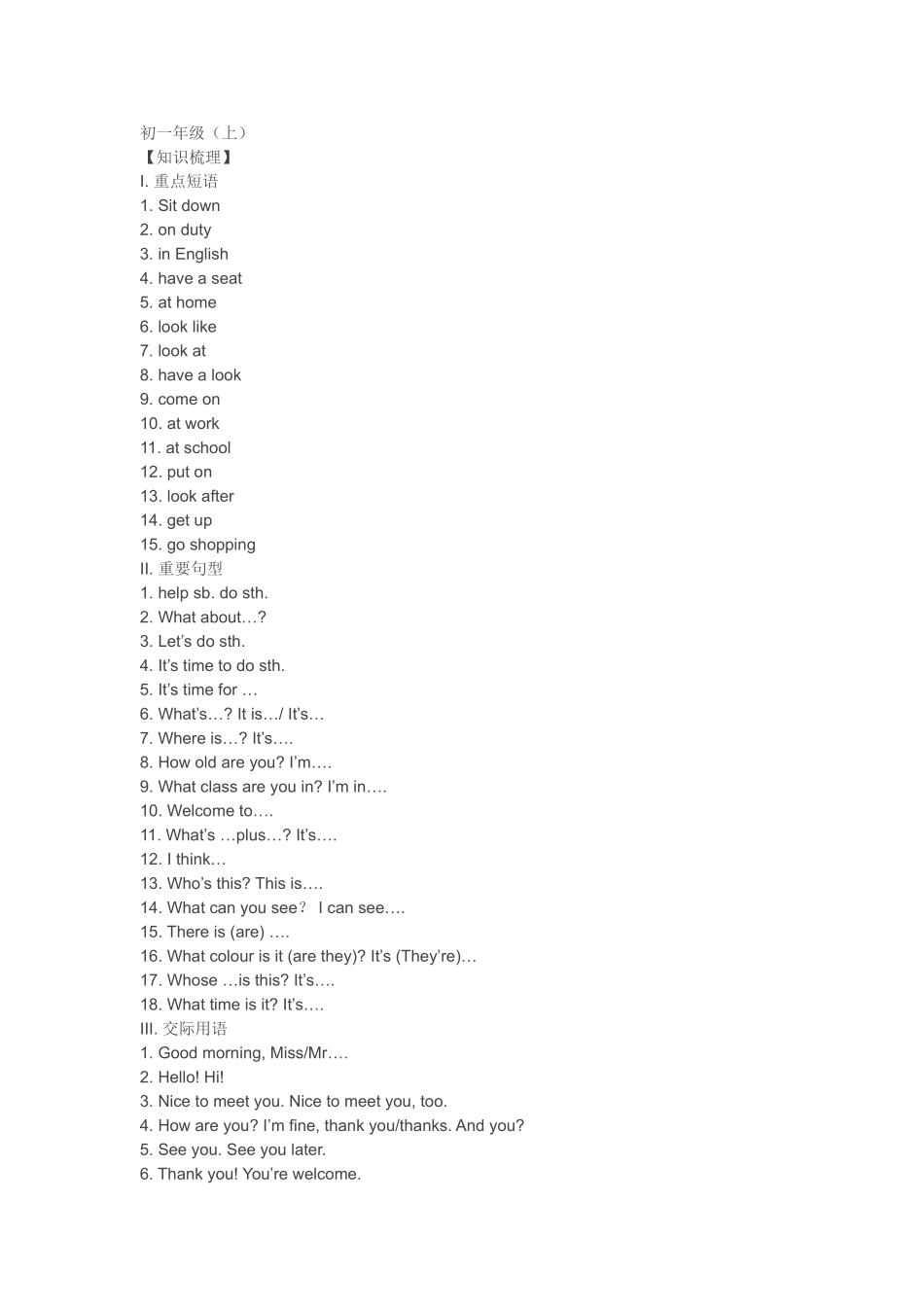 初中英语知识点概括(有了就妥了)_第1页