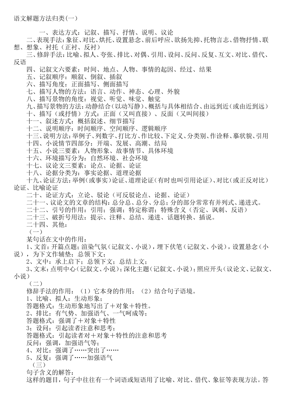 初中语文阅读理解[1]_第1页