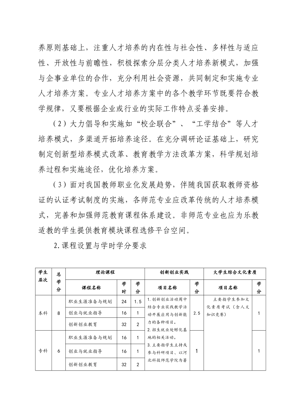 创新创业教育课程建设实施办法_第3页