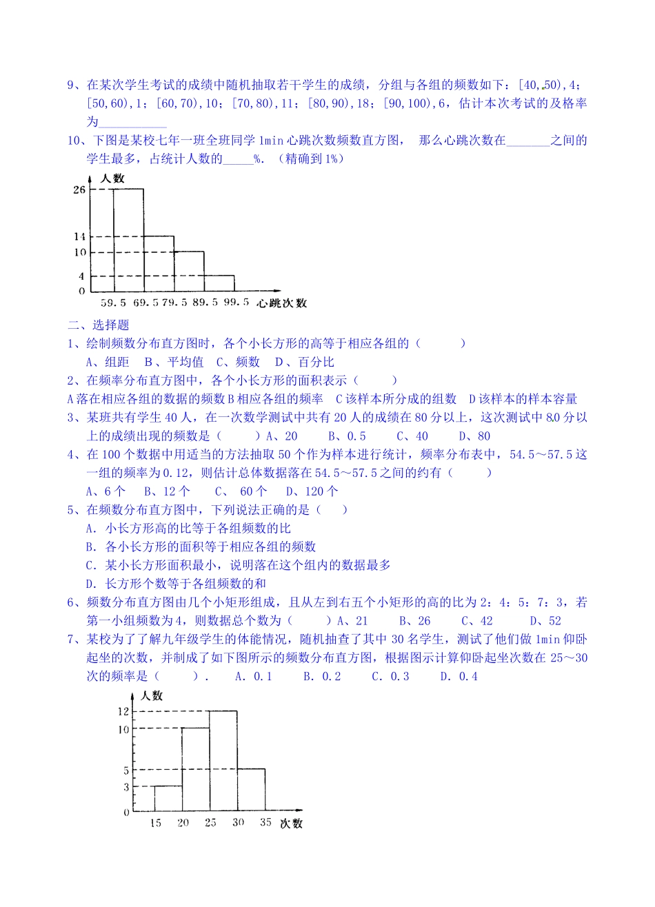 初中直方图练习题_第2页