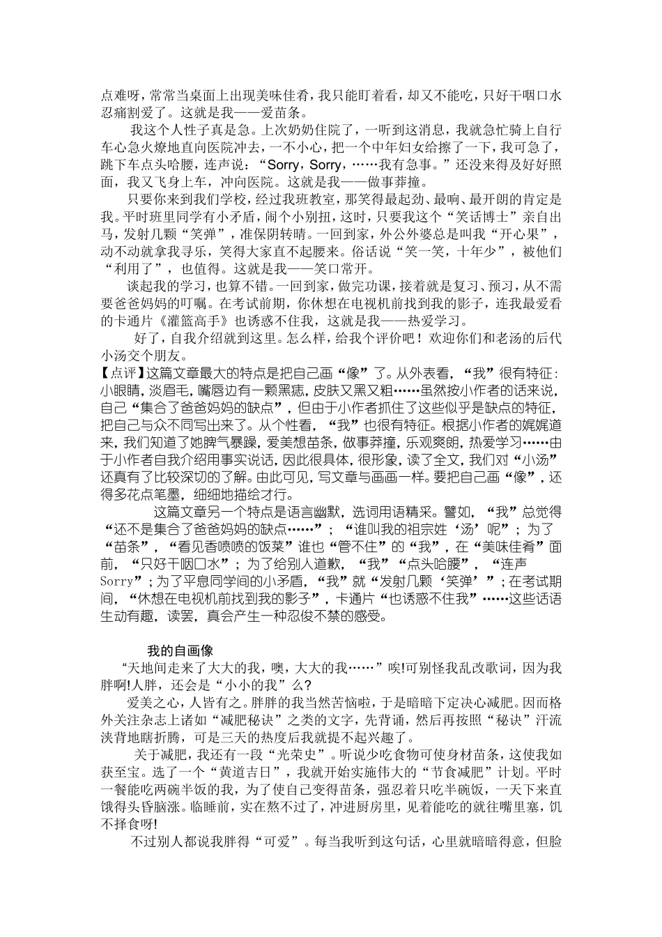 初中作文序列训练_第3页