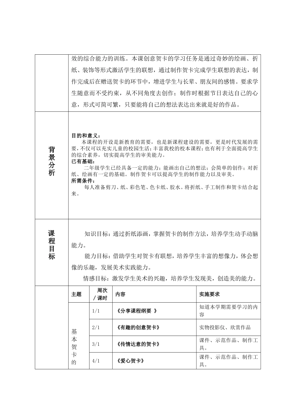 创意贺卡校本教案_第2页