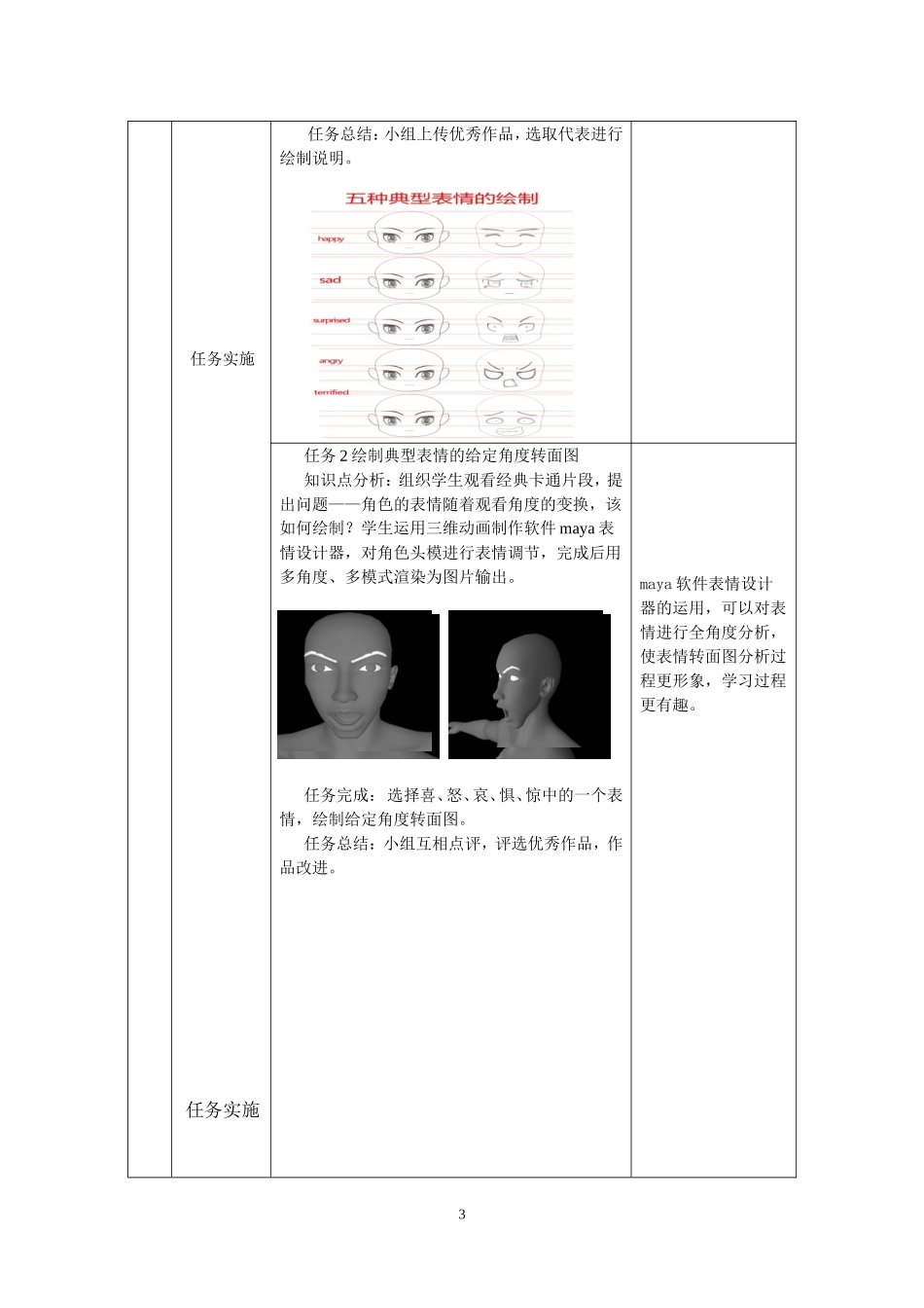 动漫角色的表情设计-教案_第3页
