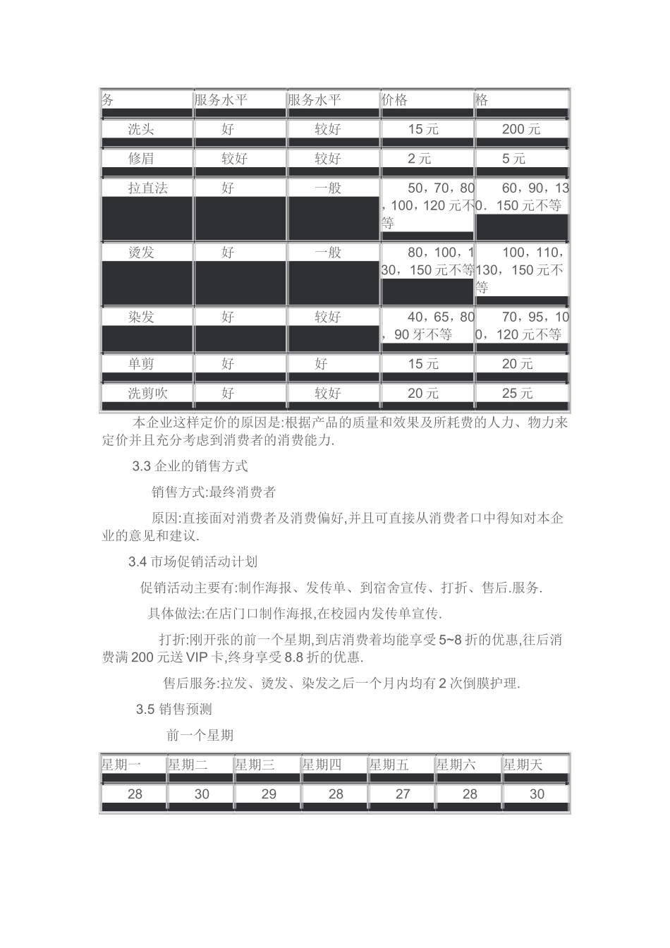 创意美发店创业计划书_第3页