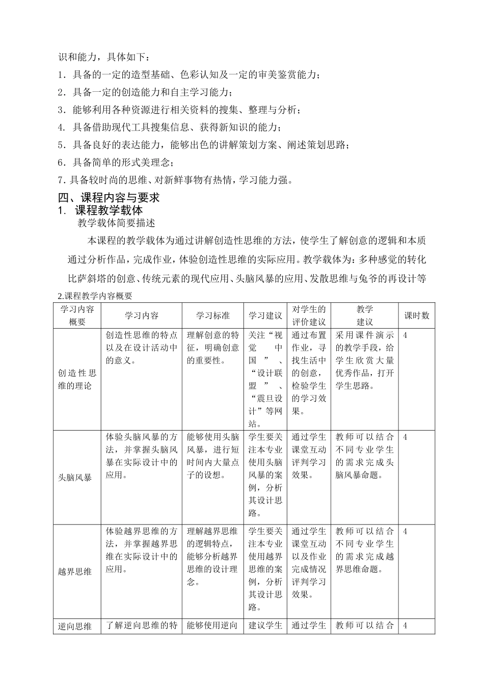 创意思维-课程标准_第3页