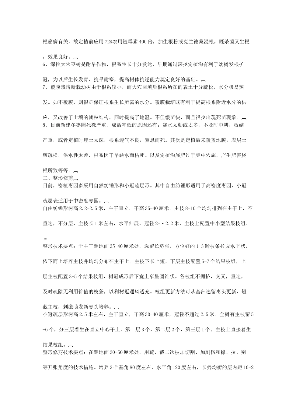 冬枣高效栽培技术_第3页