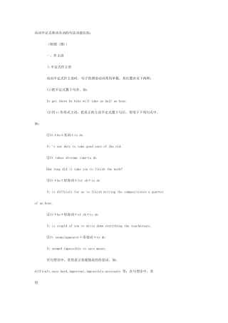 动词不定式和动名词的句法功能比较-7