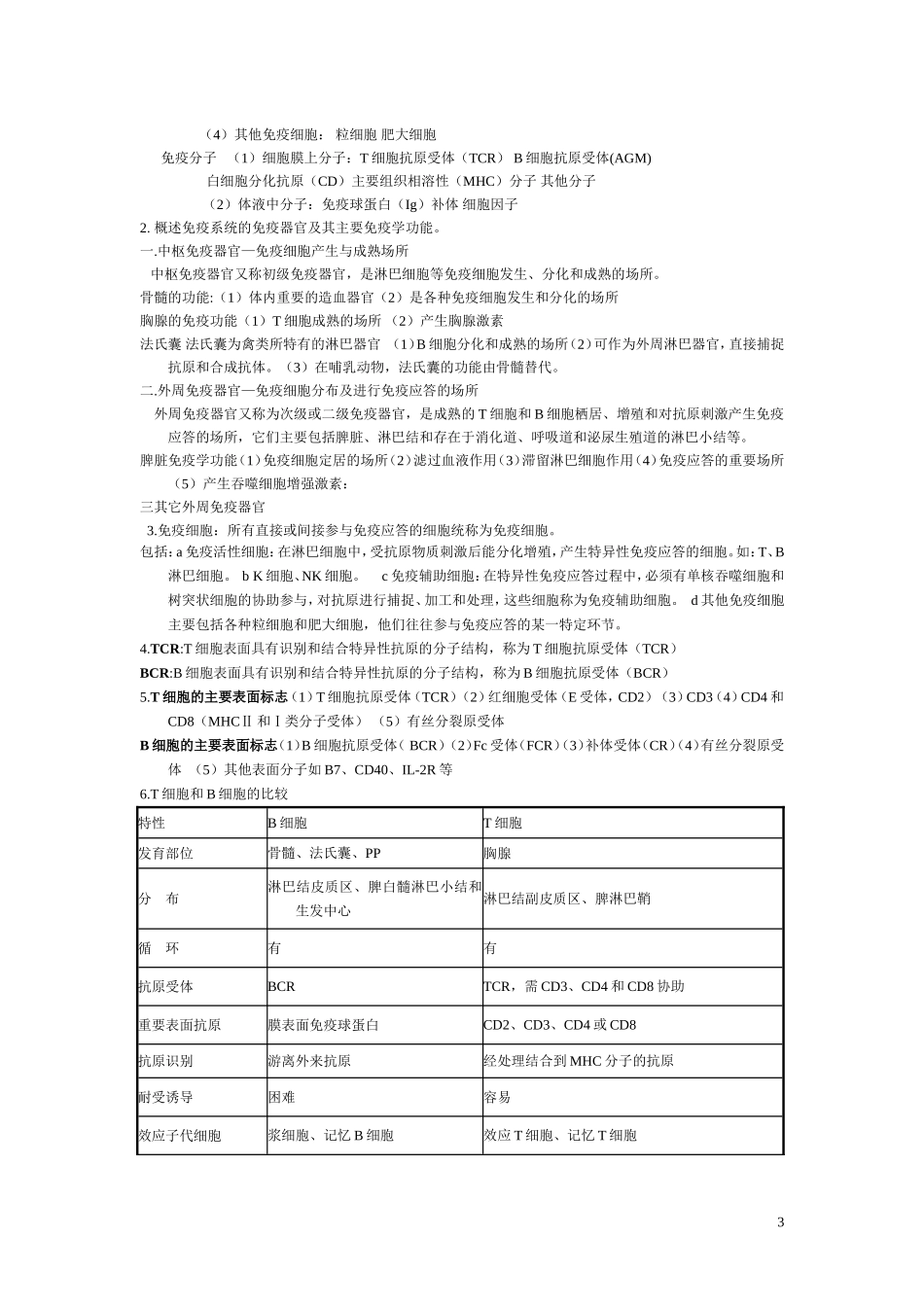 动物免疫学复习资料_第3页