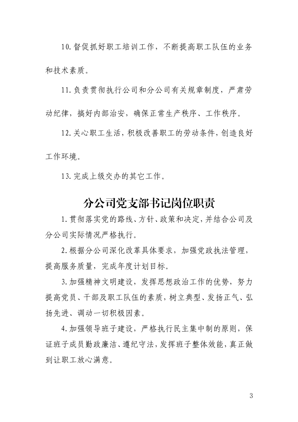 分公司岗位职责_第3页