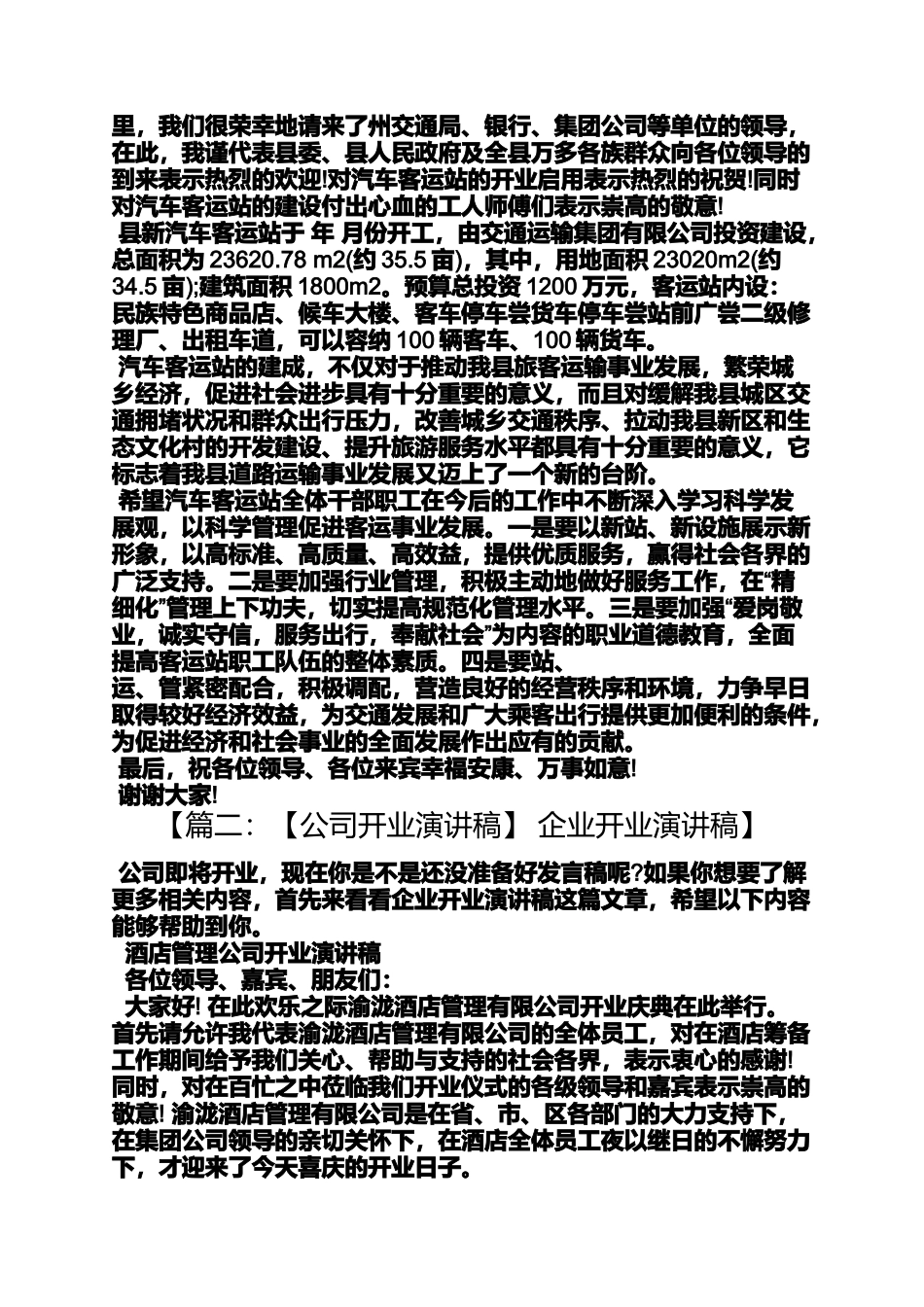 分公司开业发言稿_第2页