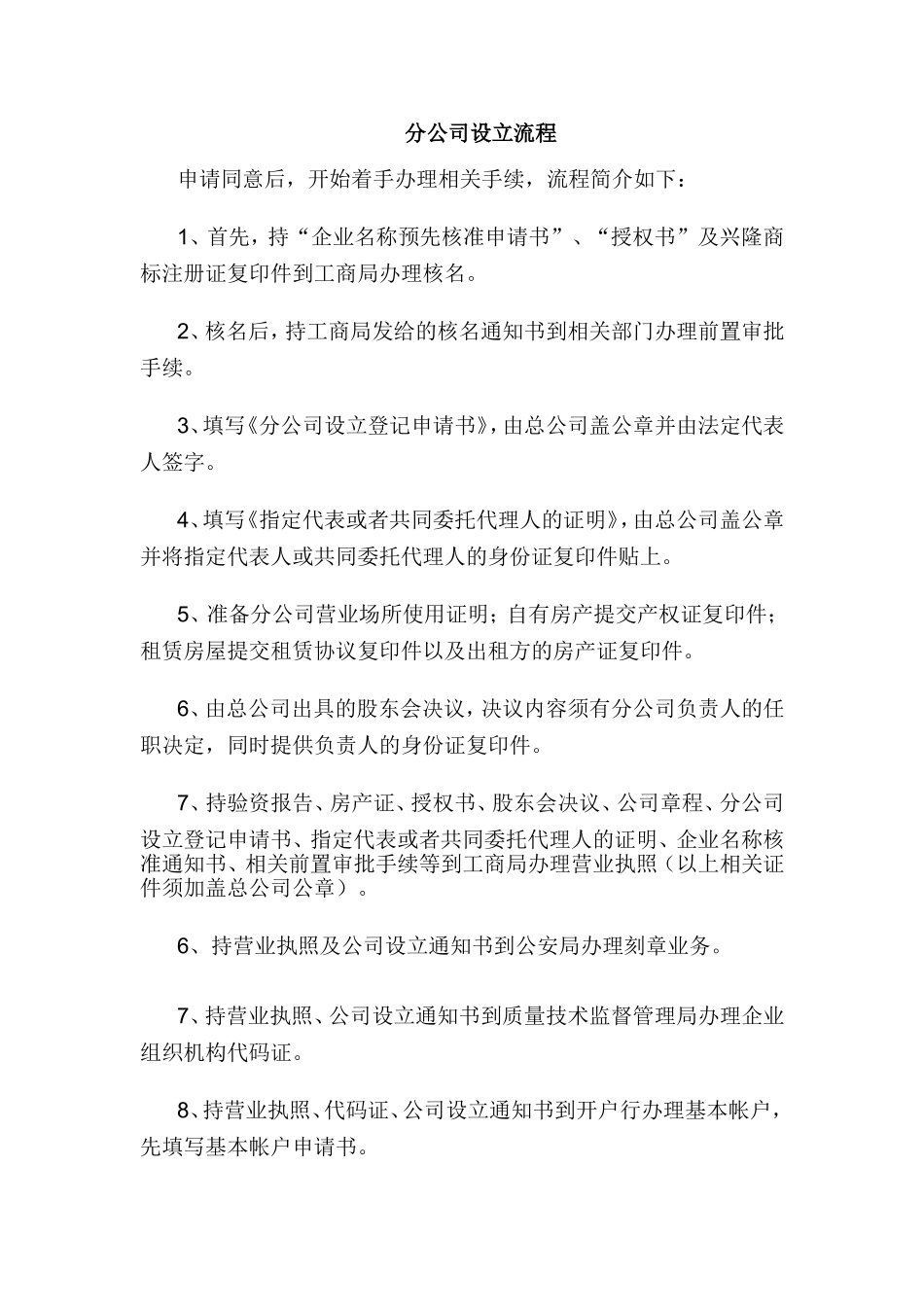 分公司设立流程21_第1页