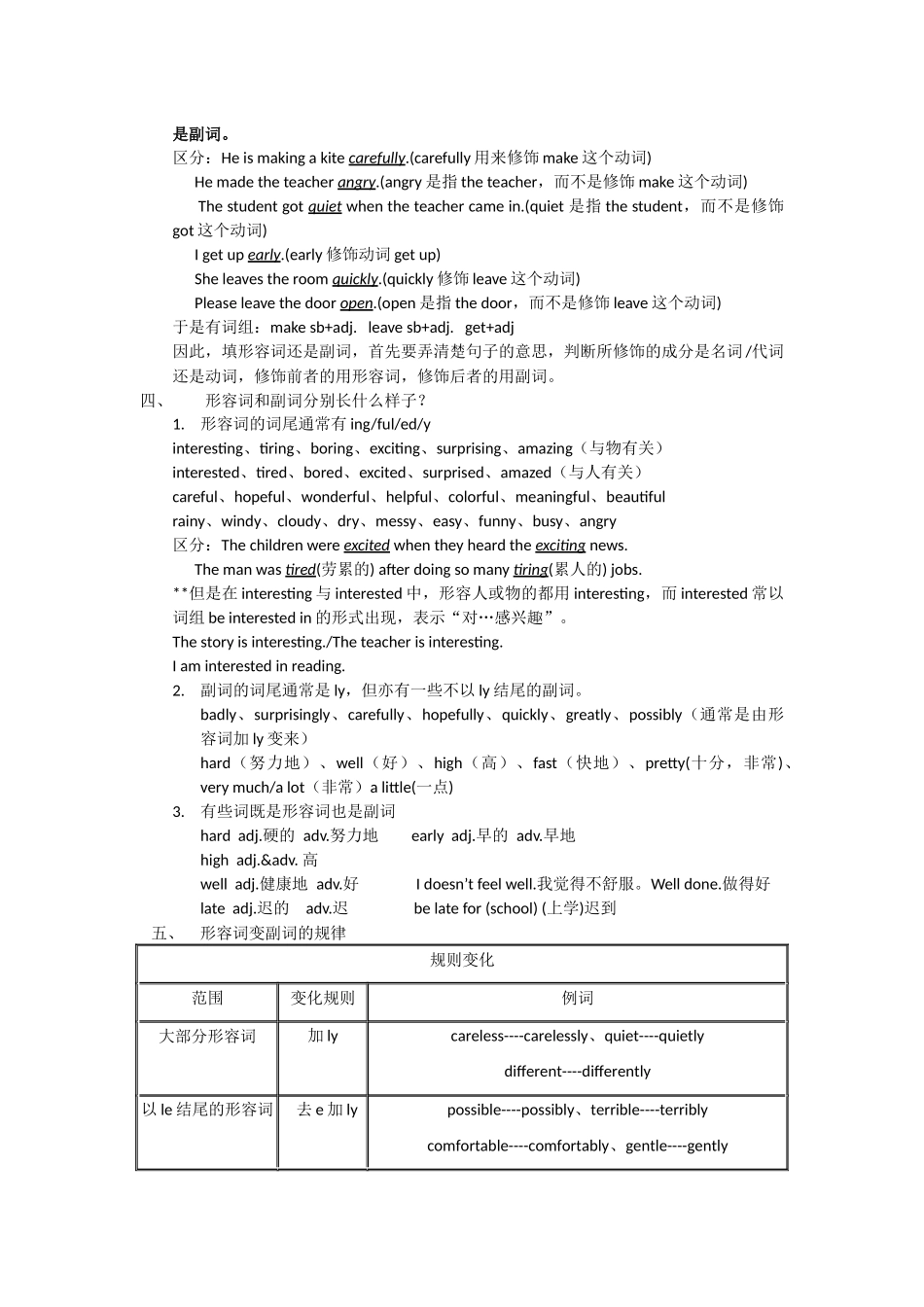 副词与形容词的用法_第2页