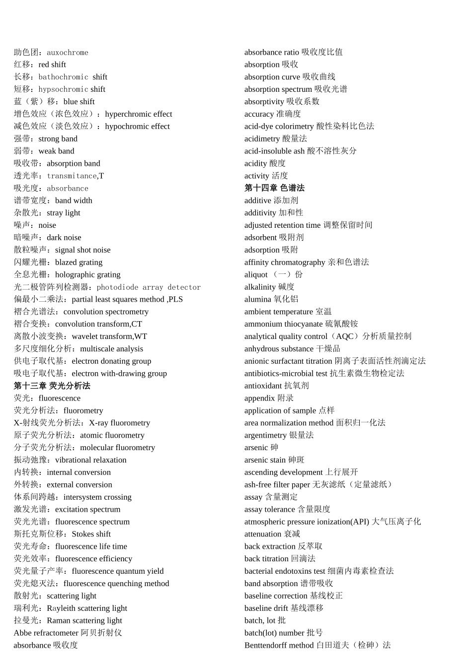分析化学专业英语词汇总结_第3页