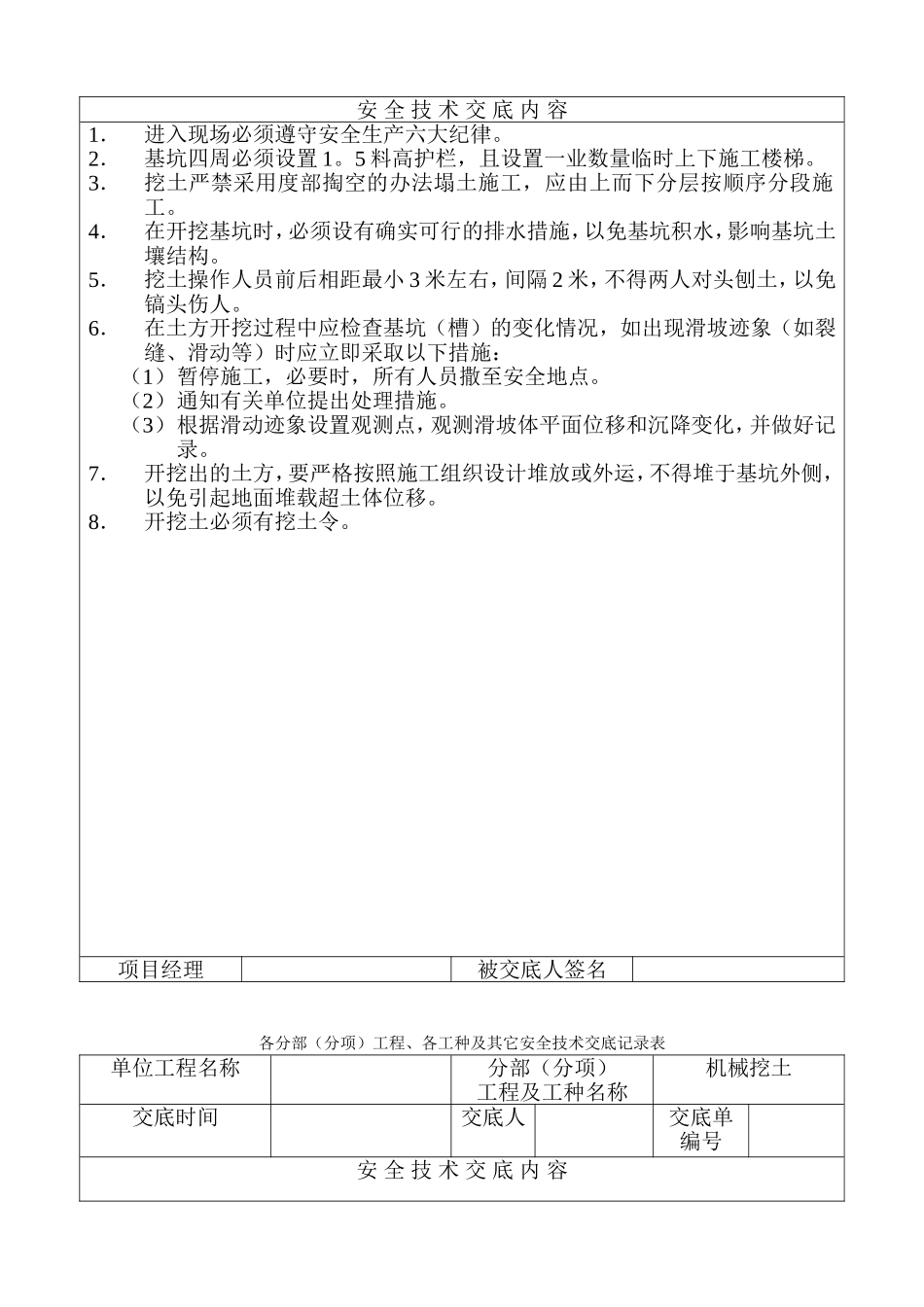 分部分项工程安全技术交底_第2页