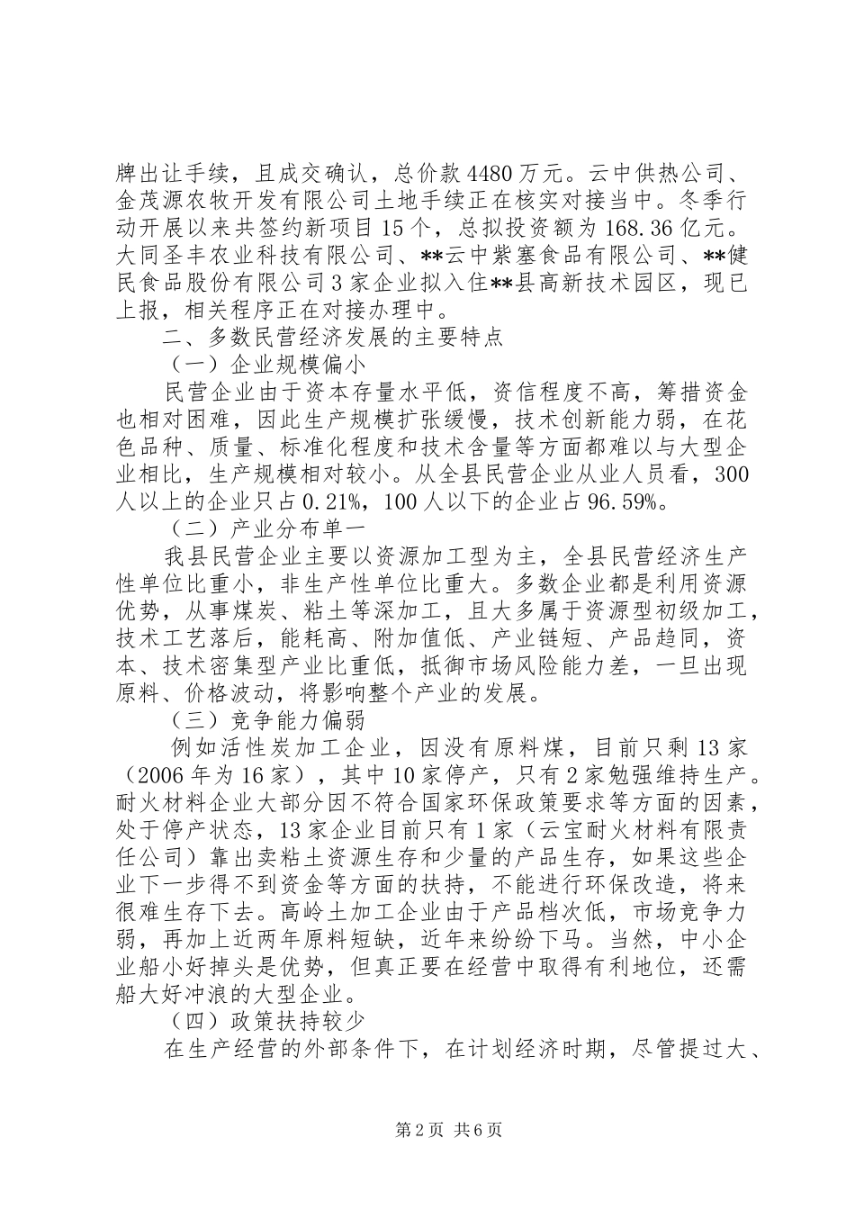 关于民营企业的调研报告_第2页