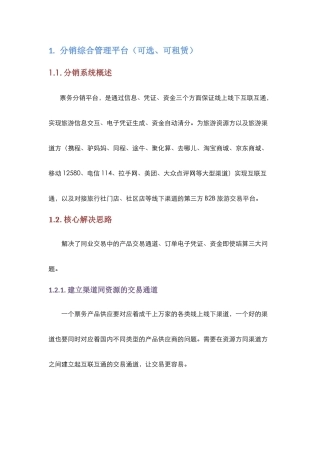 分销系统平台