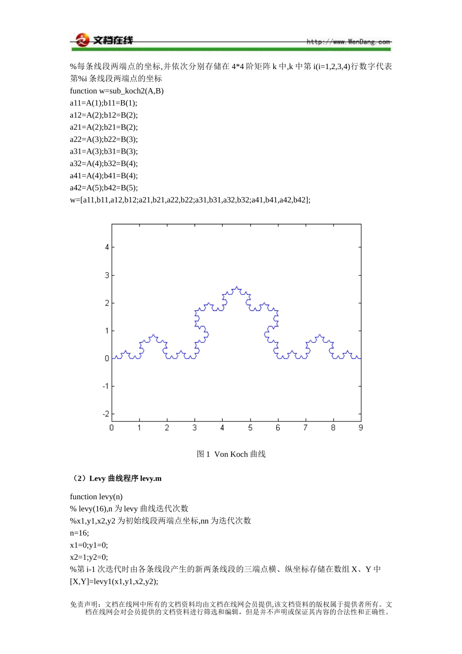 分形几何中一些经典图形的Matlab画法_第2页