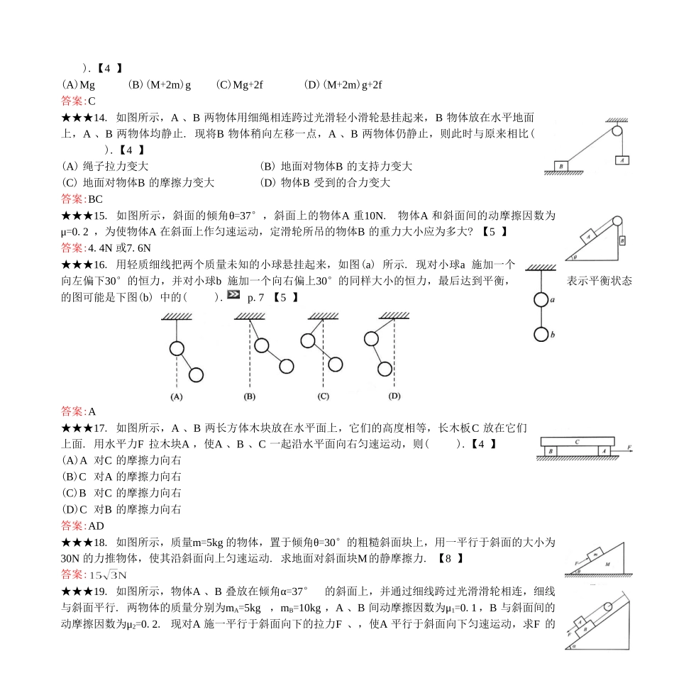 共点力作用下物体的平衡_第3页
