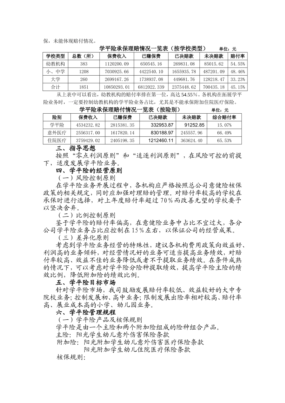 关于2007年学平险业务发展的指导意见_第2页