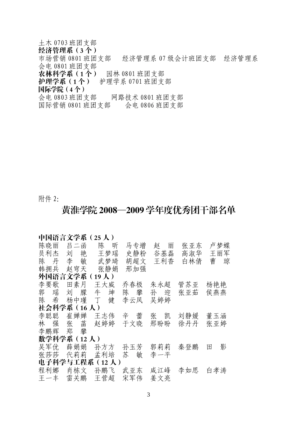 共青团黄淮学院委员会文件_第3页