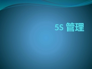 5S案例分析