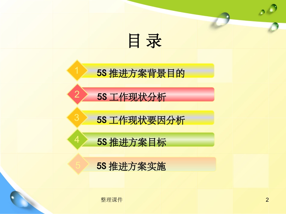 5S工作推进方案_第2页