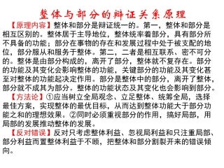 整体和部分分析